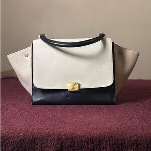 Céline Tricolor Trapeze Bag - Medium Phoebe Philo Old Celine